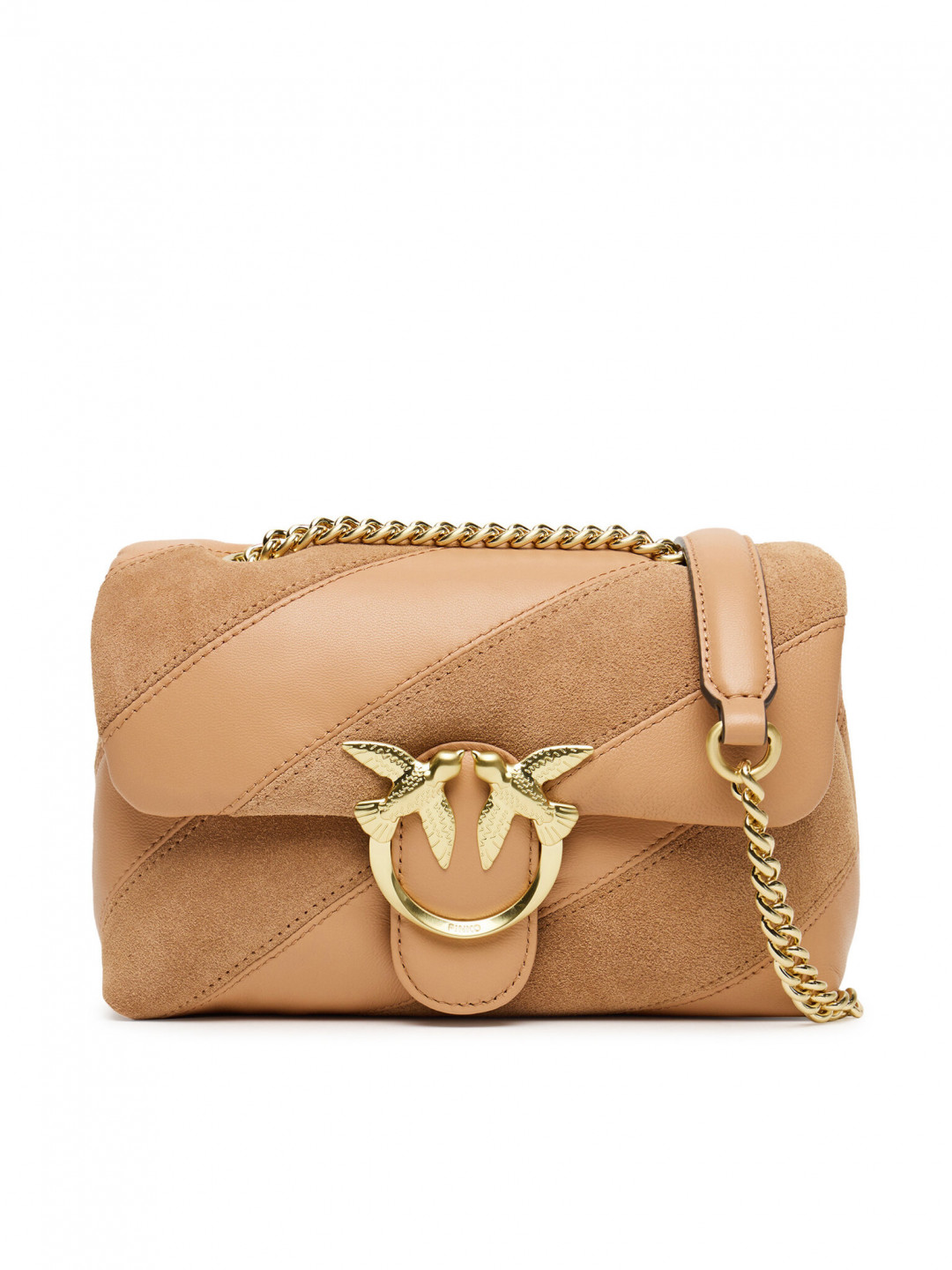 PINKO Kabelka Love Puff Mini Cl AI 25-26 PLTT 100039 A2JY Růžová